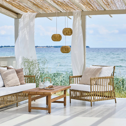 Sikta Design Caroline Lounge Chair Exterior antik