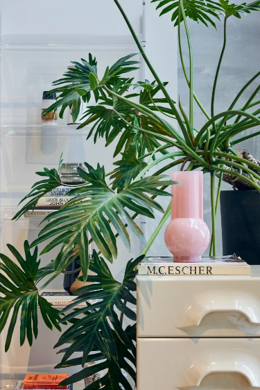 HK living - Glas vas Flamingo Pink