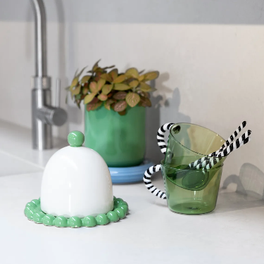 Klevering Butter dish Perle Green
