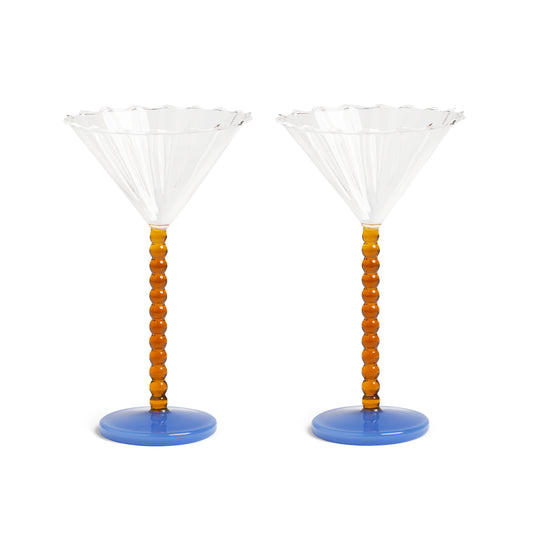 &klevering Coupe perle amber set of 2