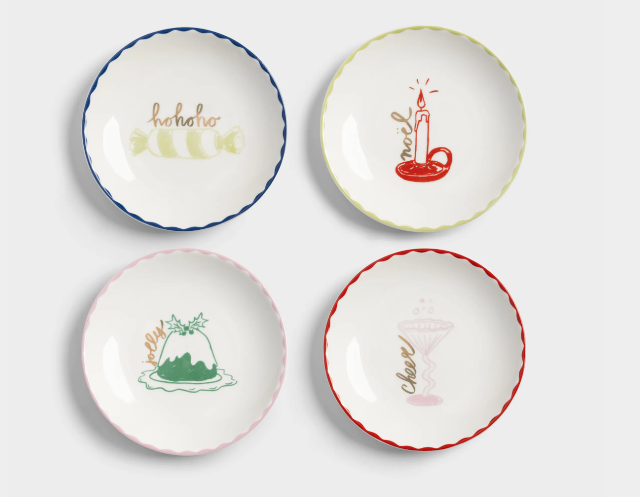 Plate Bliss Small set of 4 &Klevering