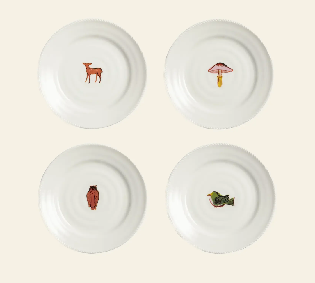 Plate Autumn Small set of 4 &Klevering