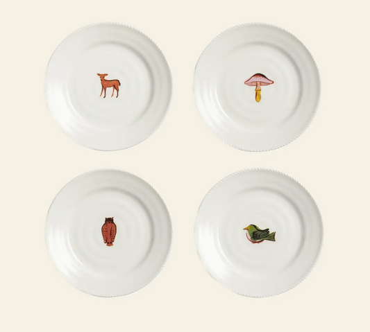 Plate Autumn Small set of 4 &Klevering